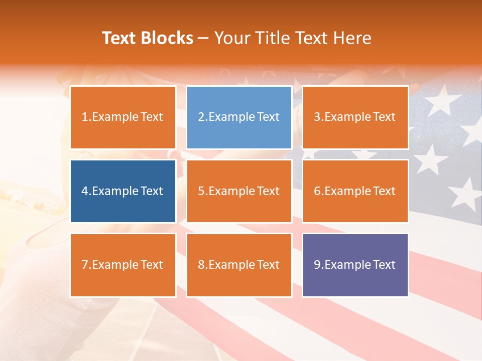 Summer Sprinter Holding PowerPoint Template