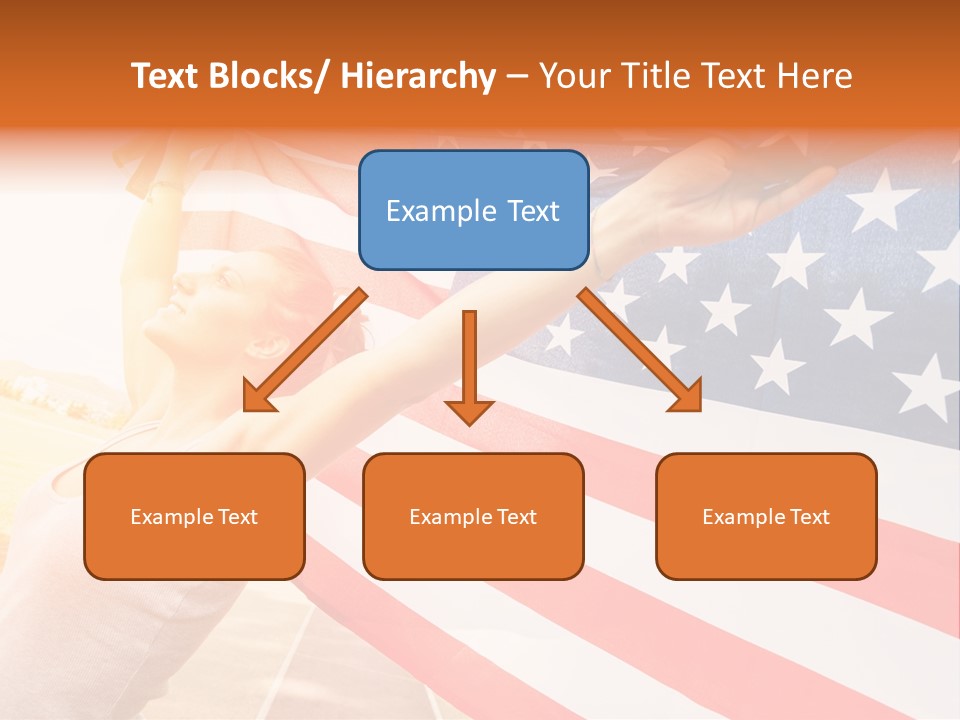 Summer Sprinter Holding PowerPoint Template