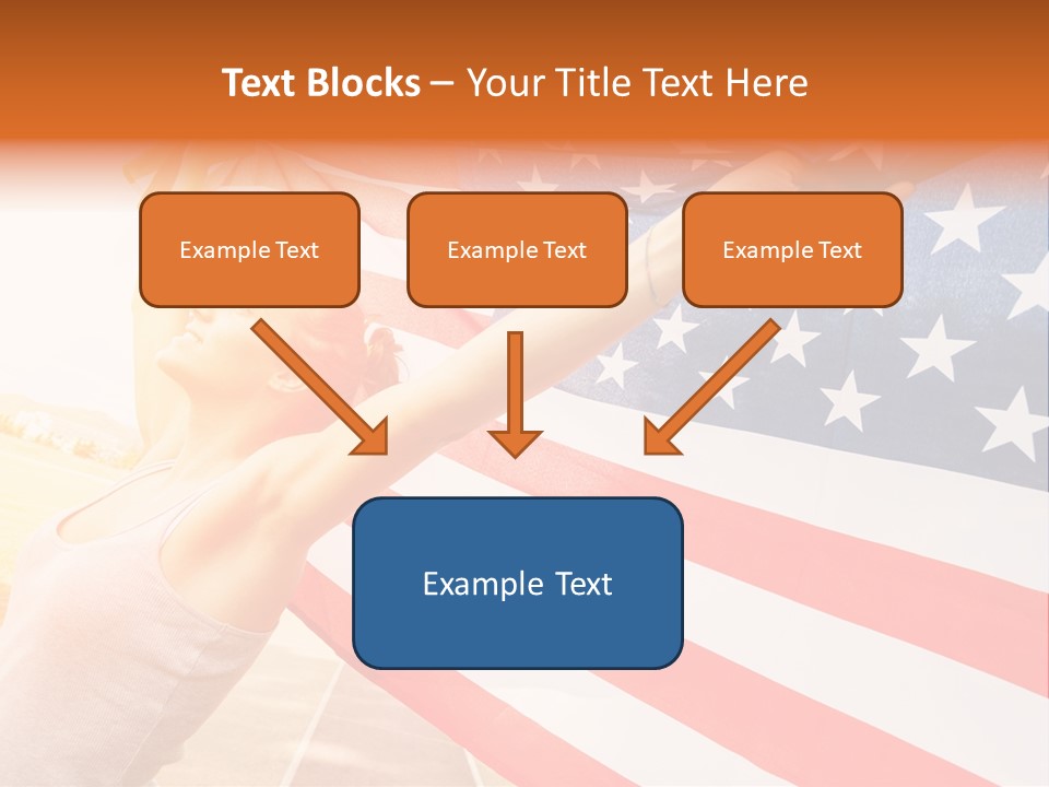 Summer Sprinter Holding PowerPoint Template