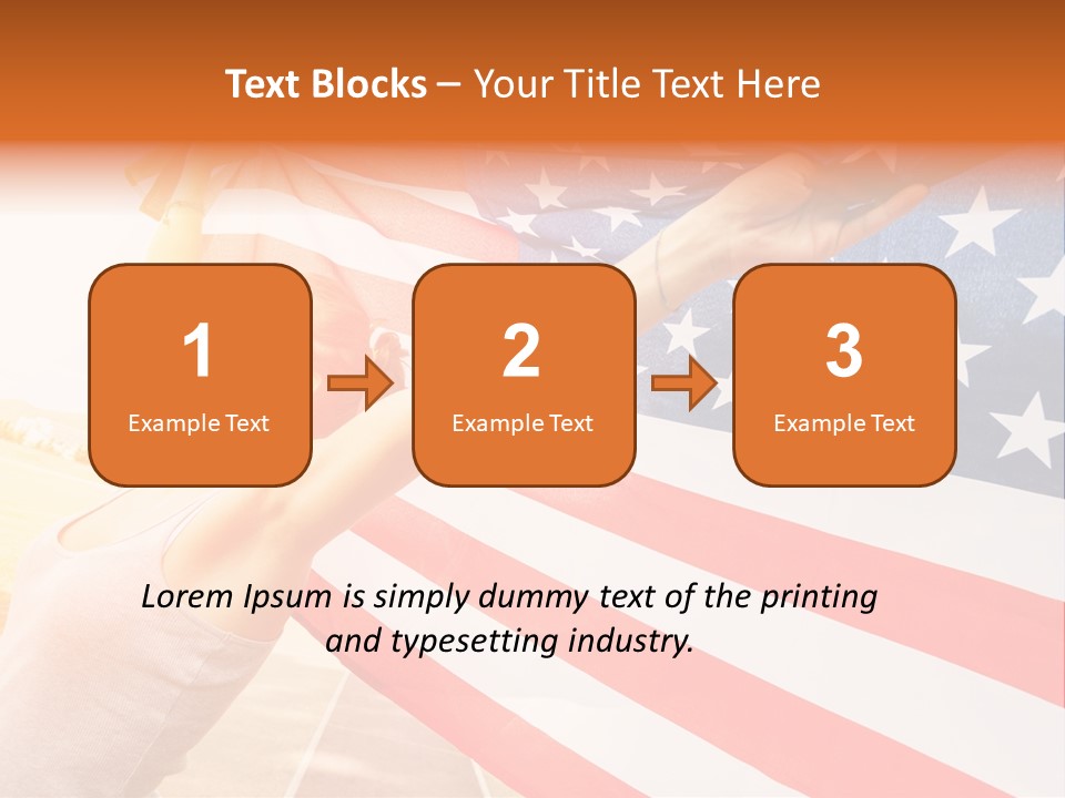 Summer Sprinter Holding PowerPoint Template