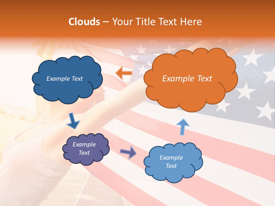 Summer Sprinter Holding PowerPoint Template