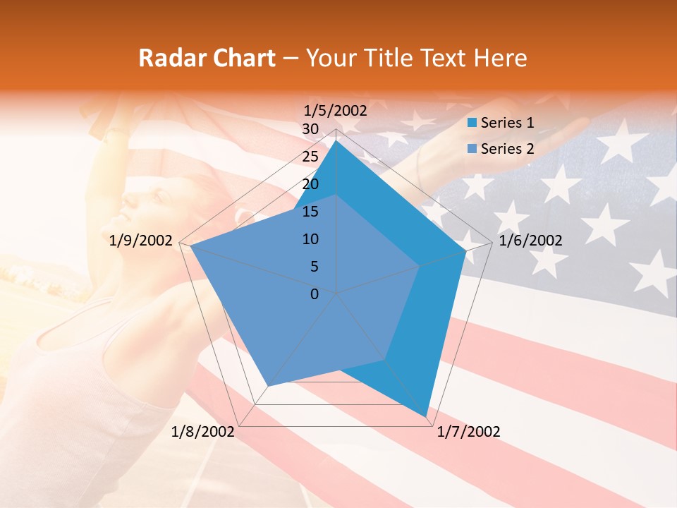 Summer Sprinter Holding PowerPoint Template