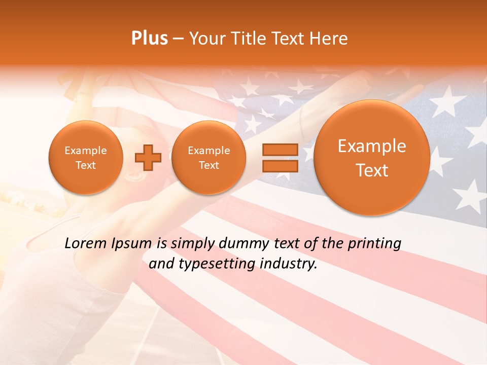 Summer Sprinter Holding PowerPoint Template