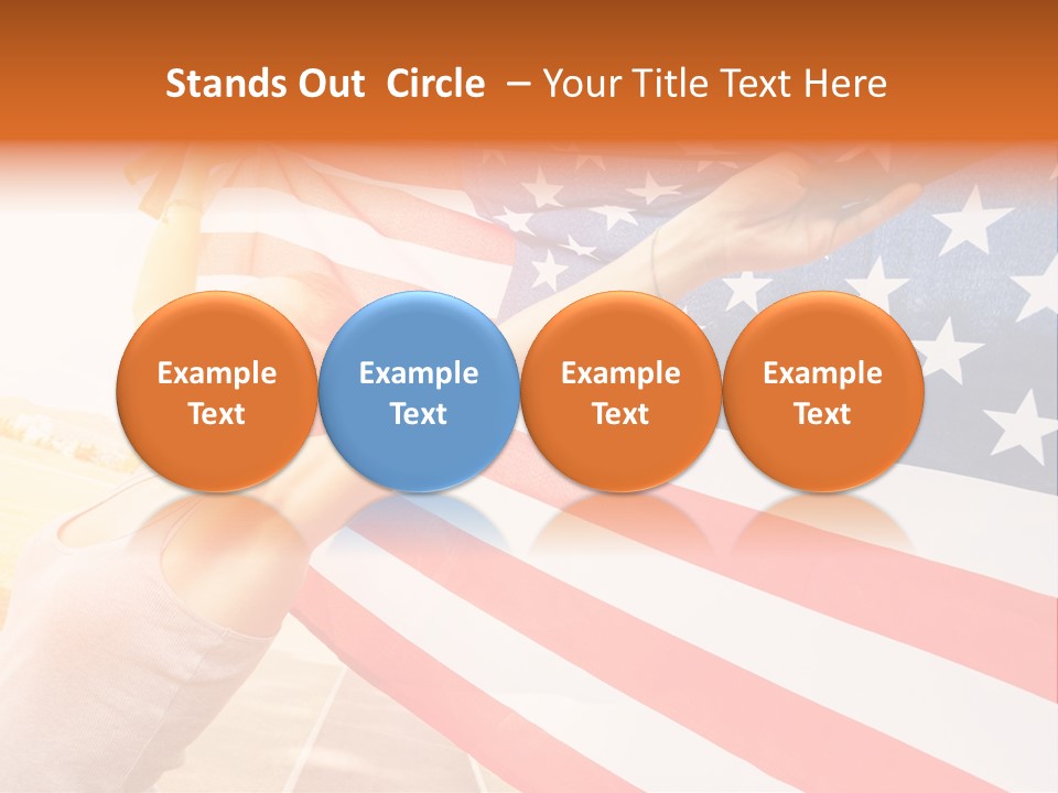 Summer Sprinter Holding PowerPoint Template