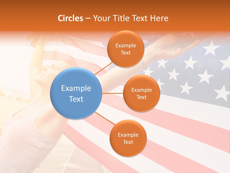 Summer Sprinter Holding PowerPoint Template