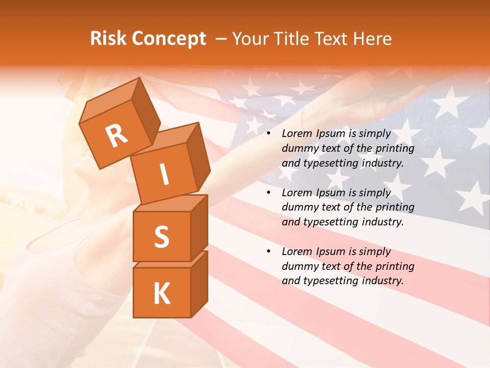 Summer Sprinter Holding PowerPoint Template