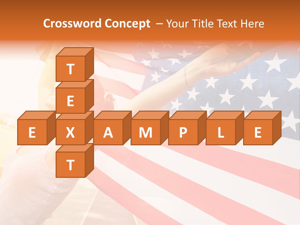 Summer Sprinter Holding PowerPoint Template