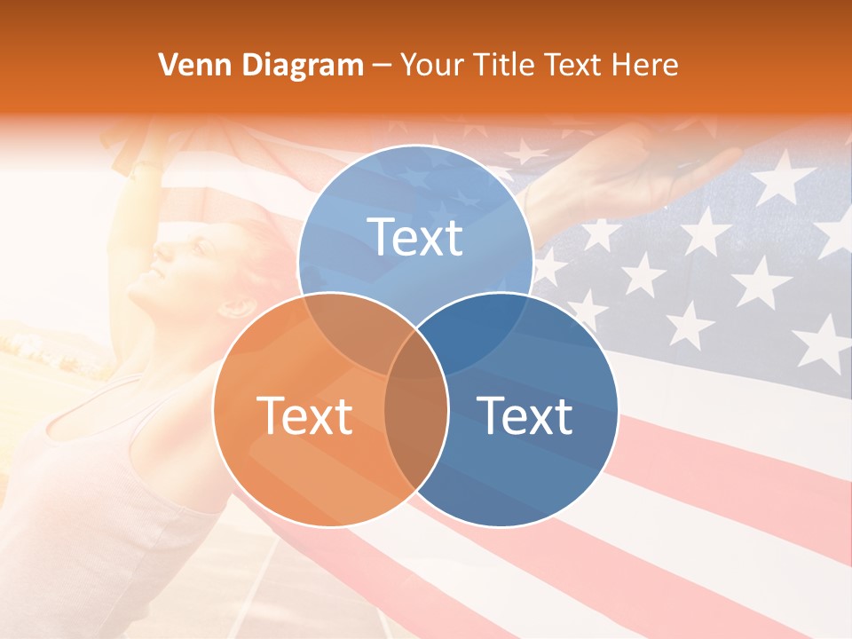 Summer Sprinter Holding PowerPoint Template