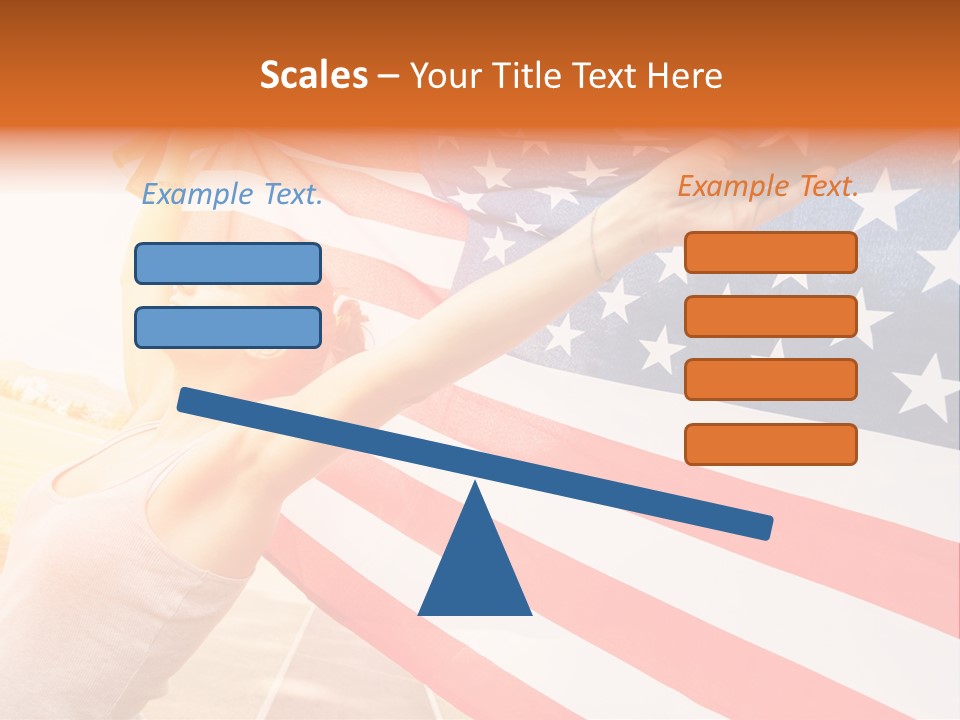 Summer Sprinter Holding PowerPoint Template