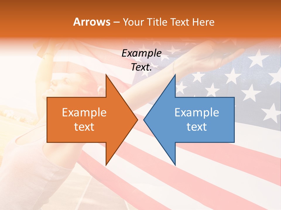 Summer Sprinter Holding PowerPoint Template