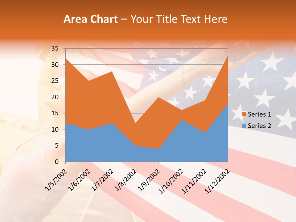 Summer Sprinter Holding PowerPoint Template