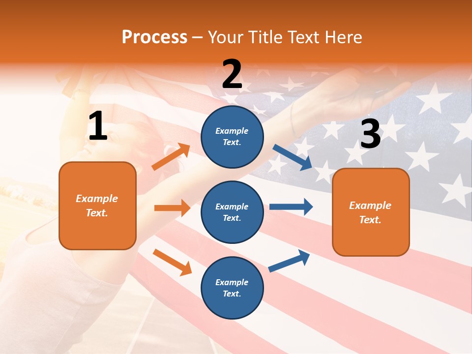 Summer Sprinter Holding PowerPoint Template