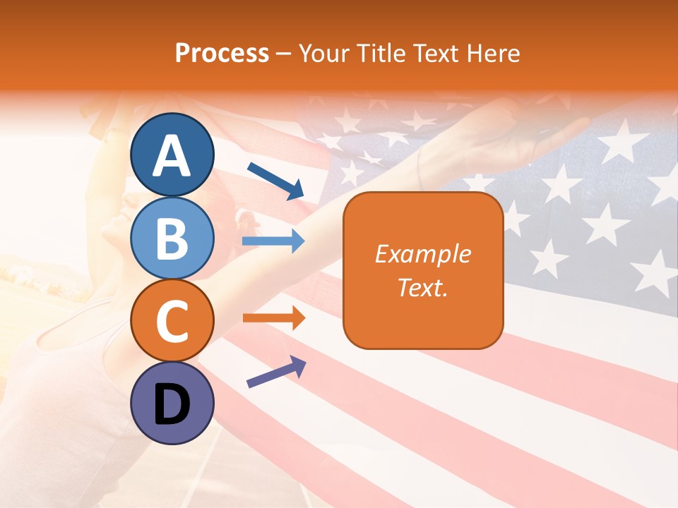 Summer Sprinter Holding PowerPoint Template