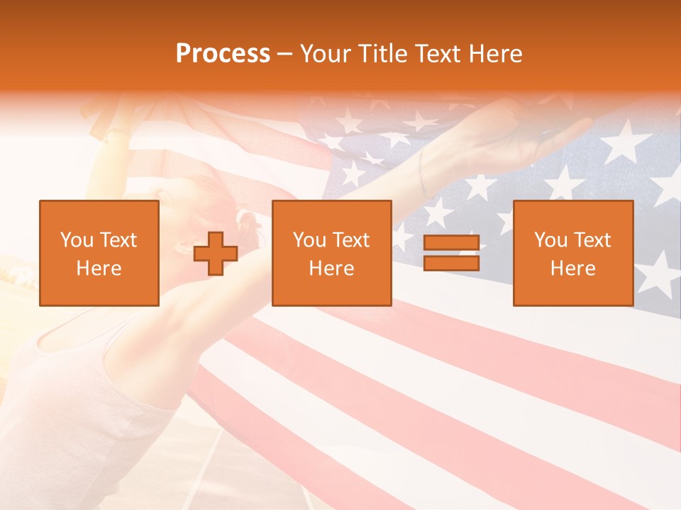 Summer Sprinter Holding PowerPoint Template