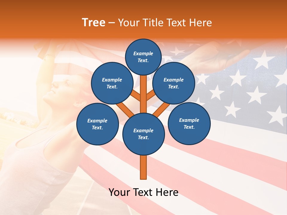 Summer Sprinter Holding PowerPoint Template