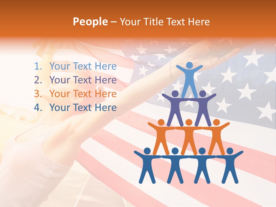 Summer Sprinter Holding PowerPoint Template