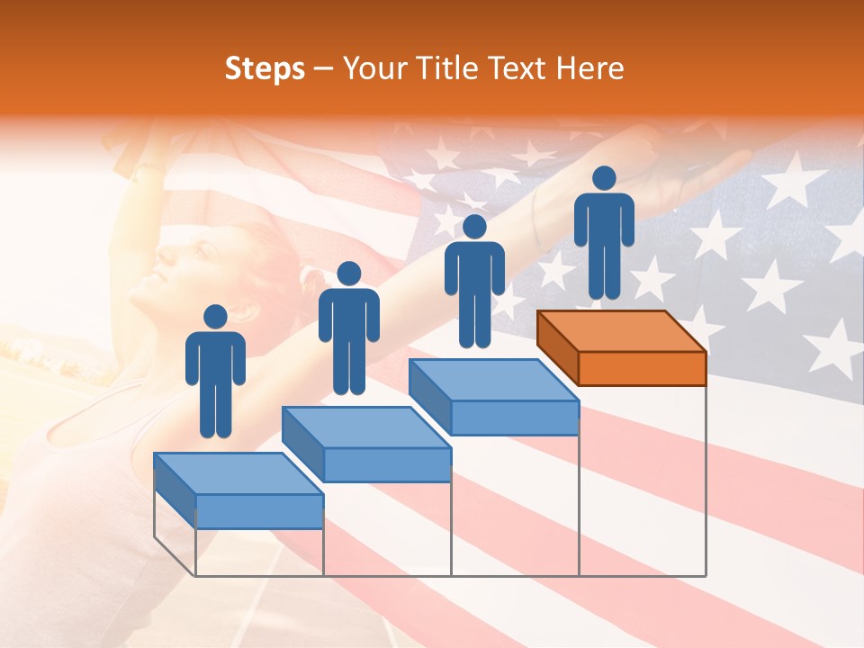 Summer Sprinter Holding PowerPoint Template