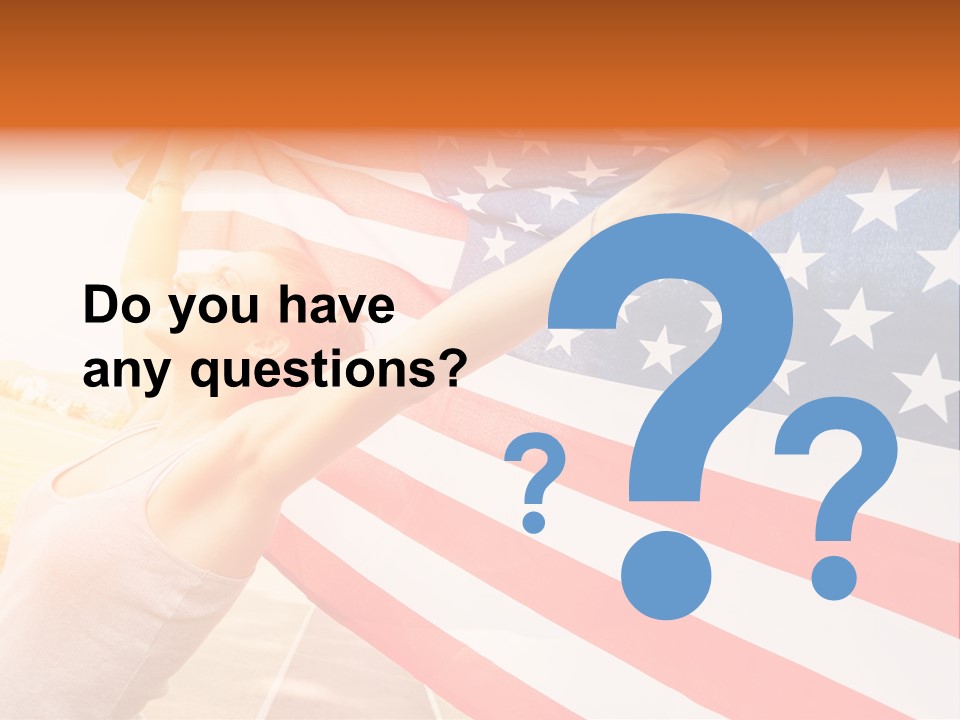 Summer Sprinter Holding PowerPoint Template