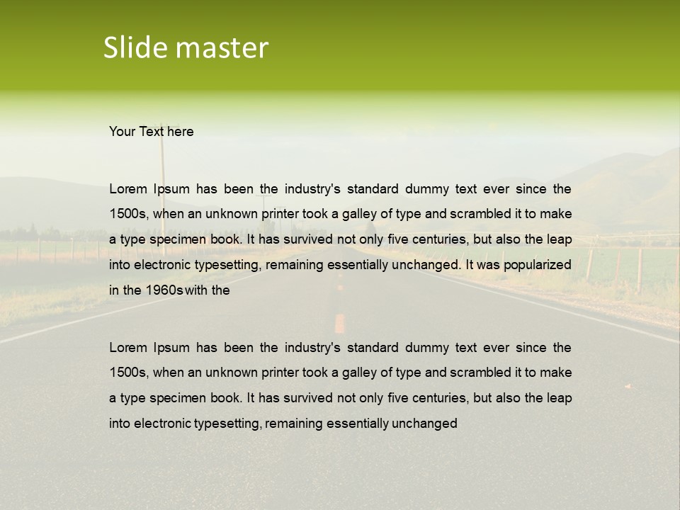 Heber City Scenic Awesome PowerPoint Template