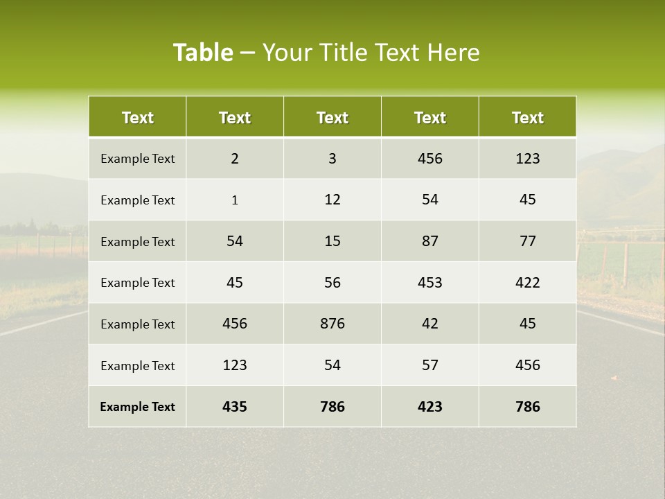 Heber City Scenic Awesome PowerPoint Template