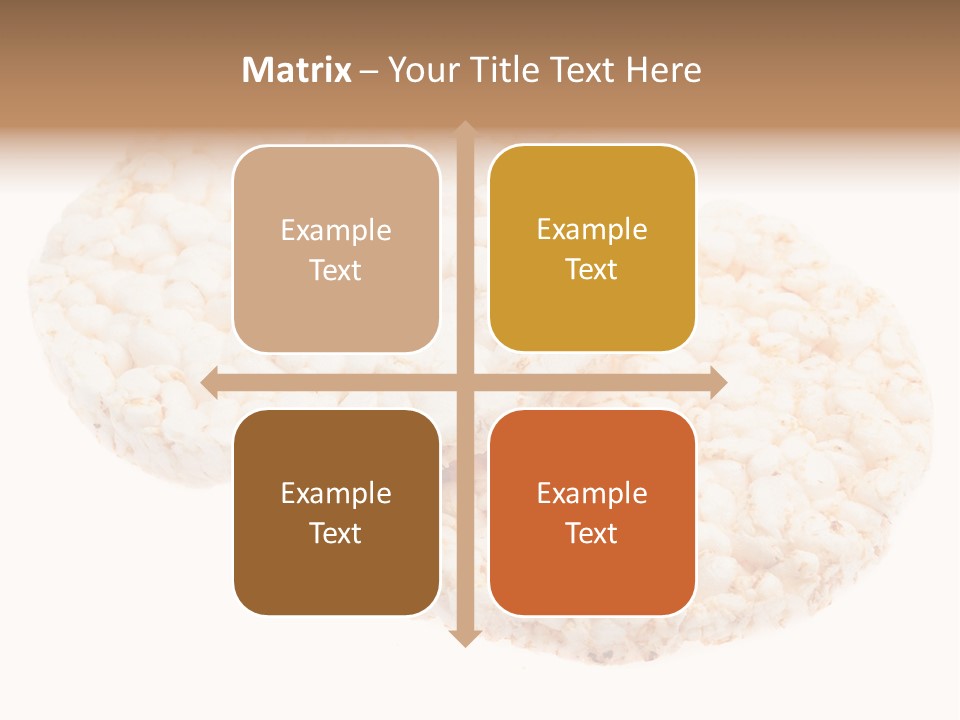 Food Circle Rice PowerPoint Template