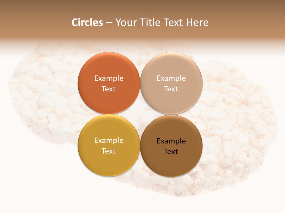 Food Circle Rice PowerPoint Template