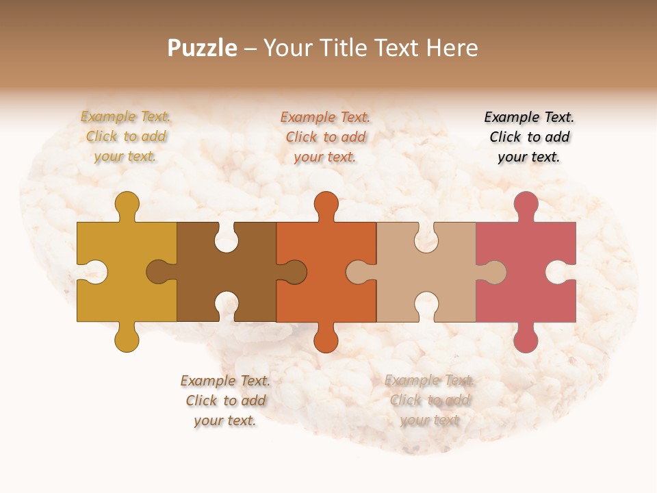 Food Circle Rice PowerPoint Template