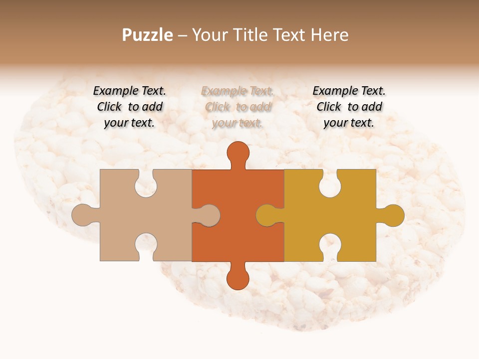 Food Circle Rice PowerPoint Template