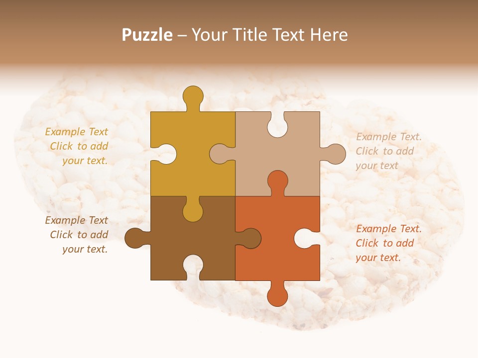 Food Circle Rice PowerPoint Template