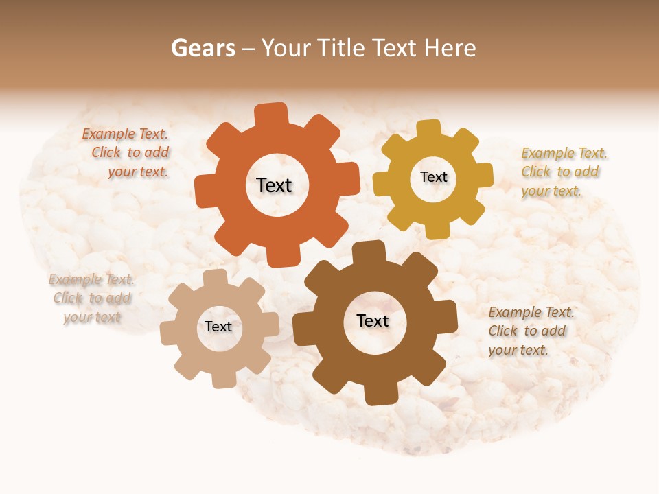 Food Circle Rice PowerPoint Template