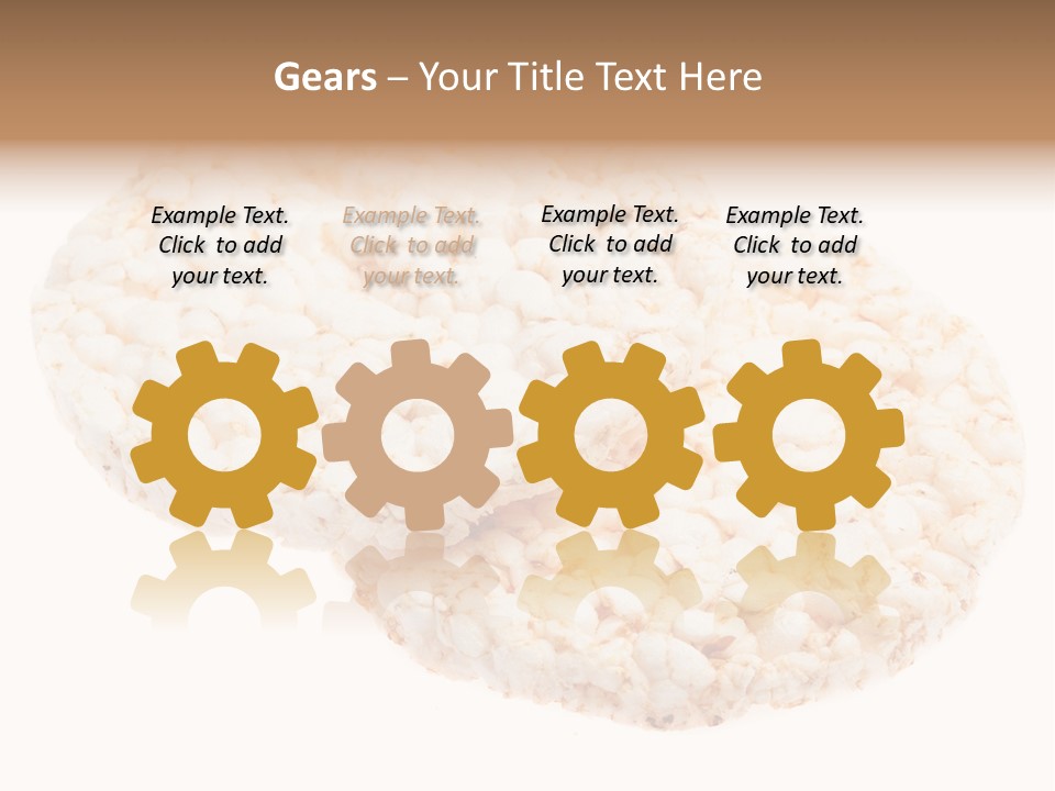 Food Circle Rice PowerPoint Template