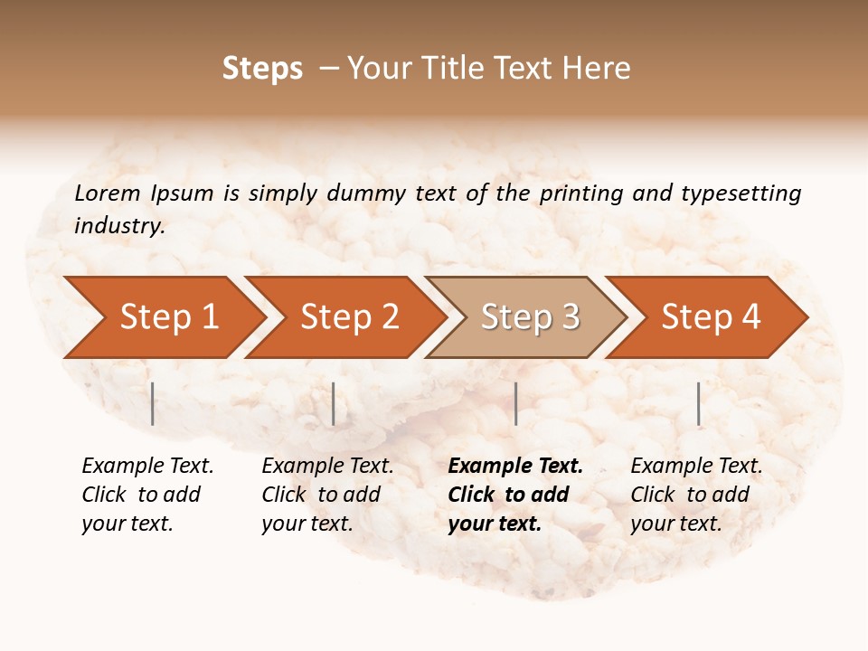Food Circle Rice PowerPoint Template