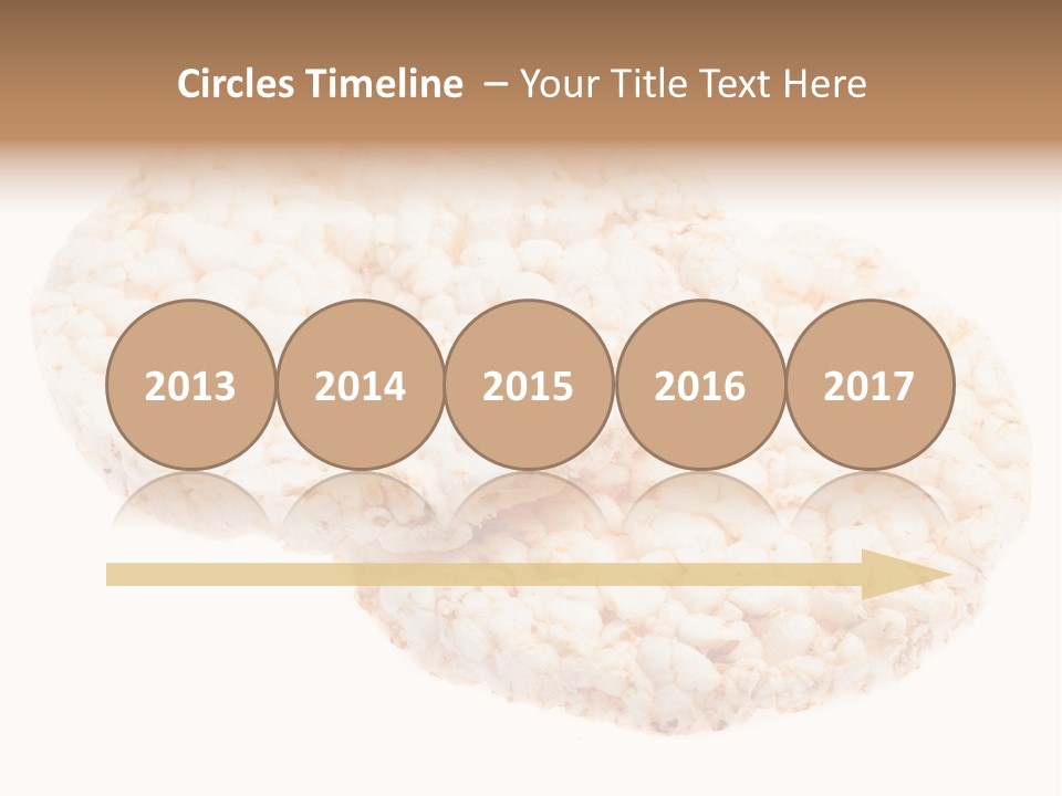 Food Circle Rice PowerPoint Template