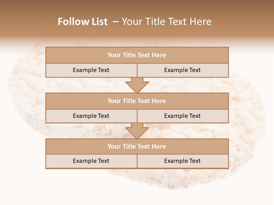 Food Circle Rice PowerPoint Template