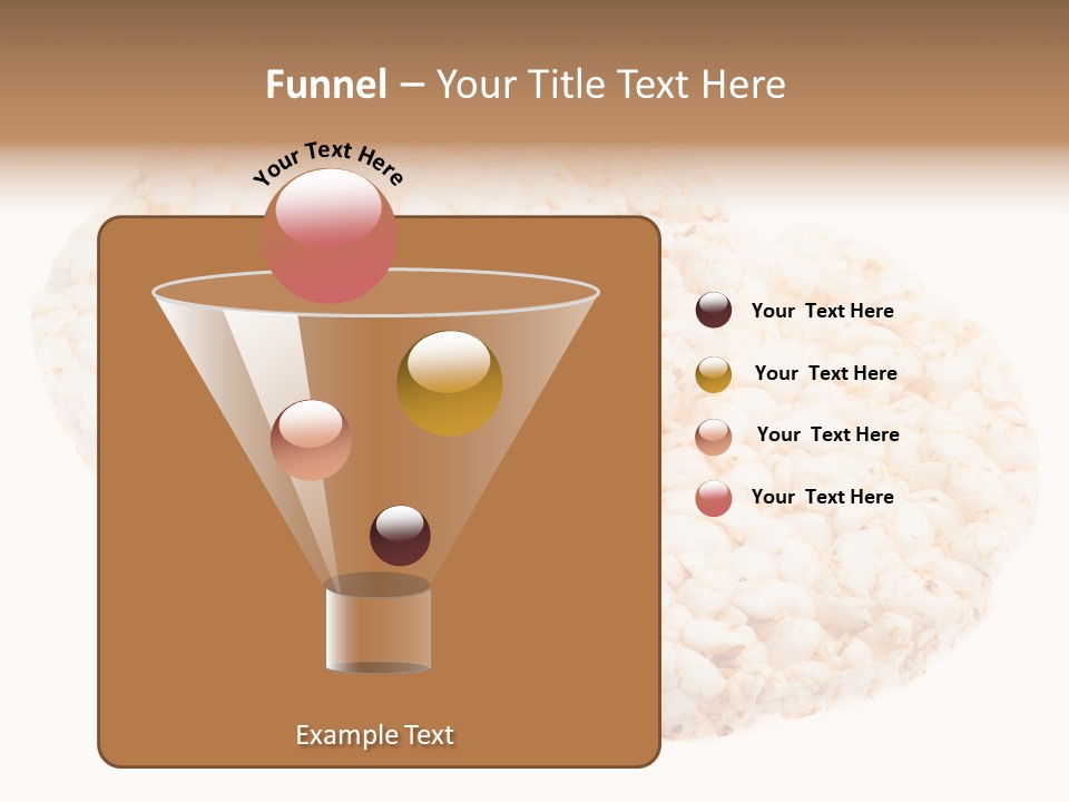 Food Circle Rice PowerPoint Template