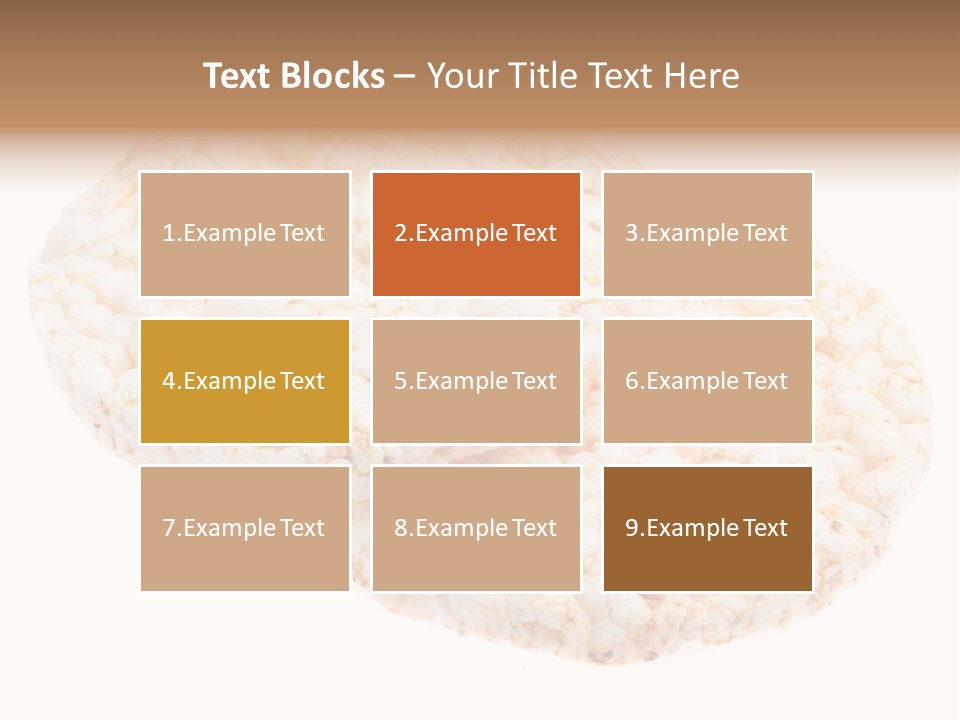 Food Circle Rice PowerPoint Template