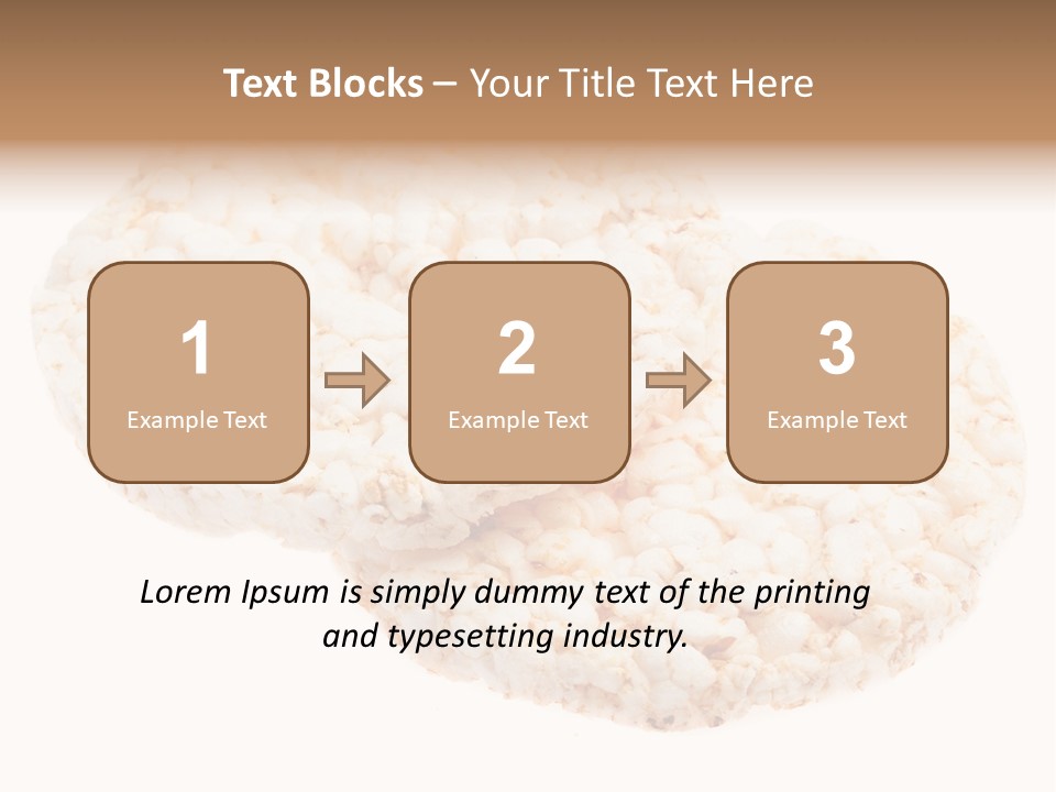 Food Circle Rice PowerPoint Template