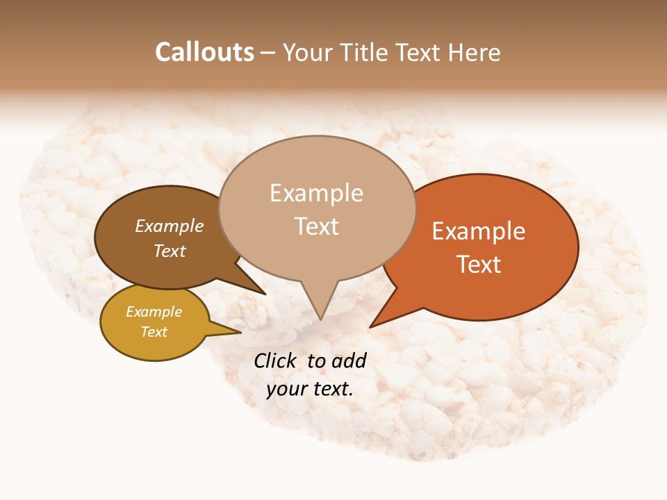 Food Circle Rice PowerPoint Template