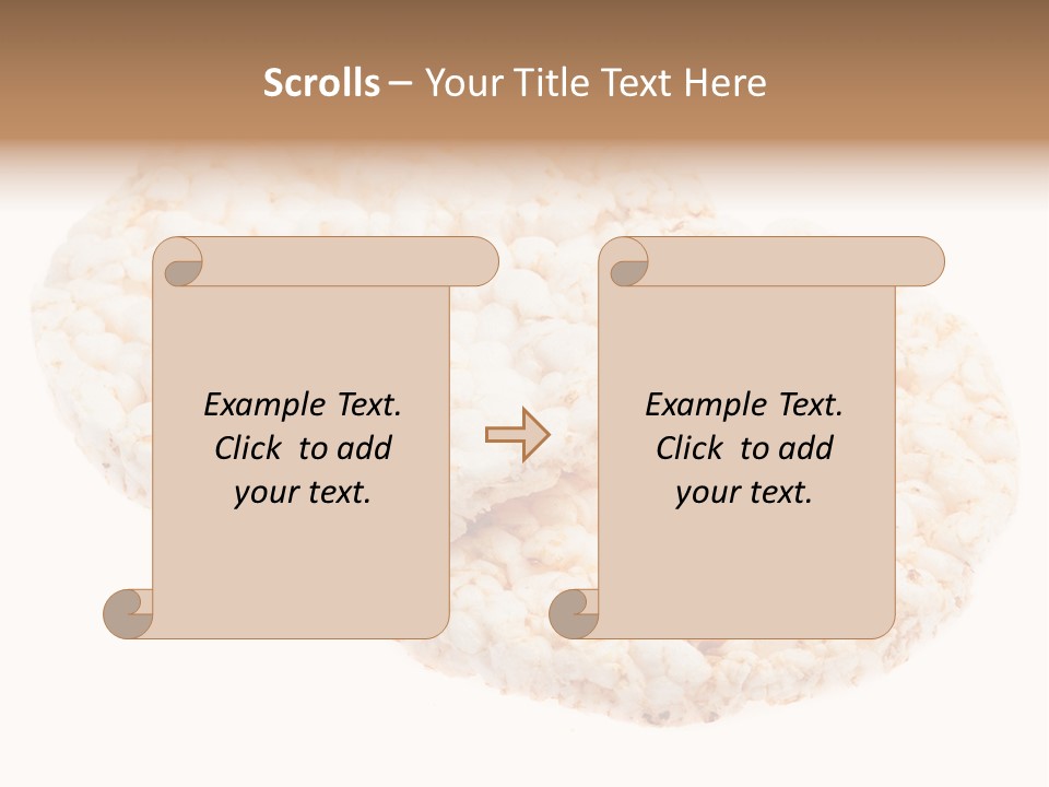 Food Circle Rice PowerPoint Template