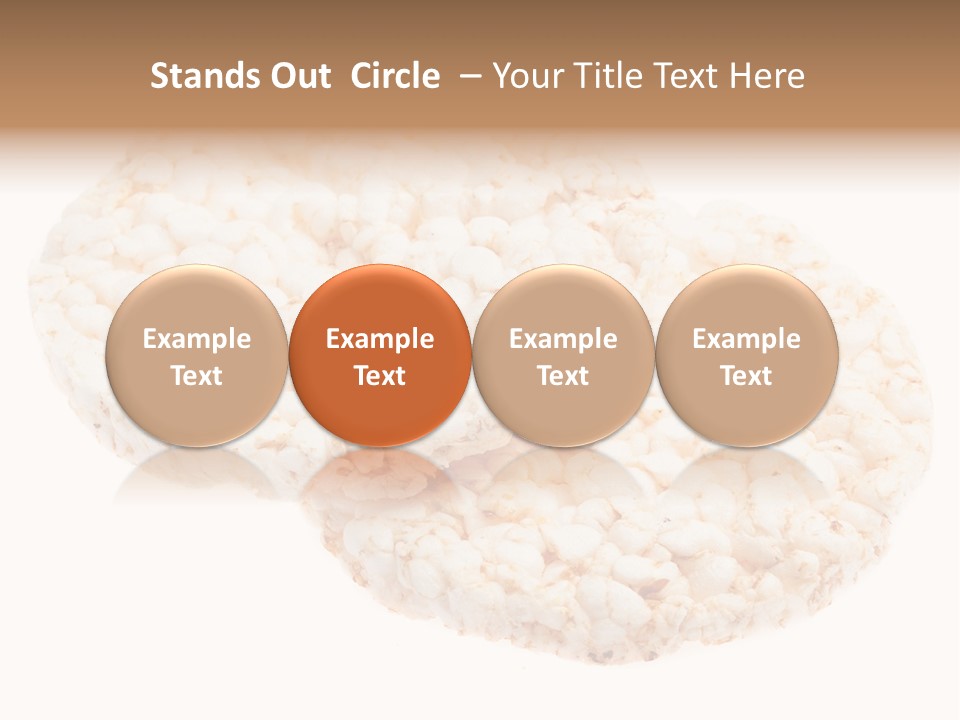 Food Circle Rice PowerPoint Template