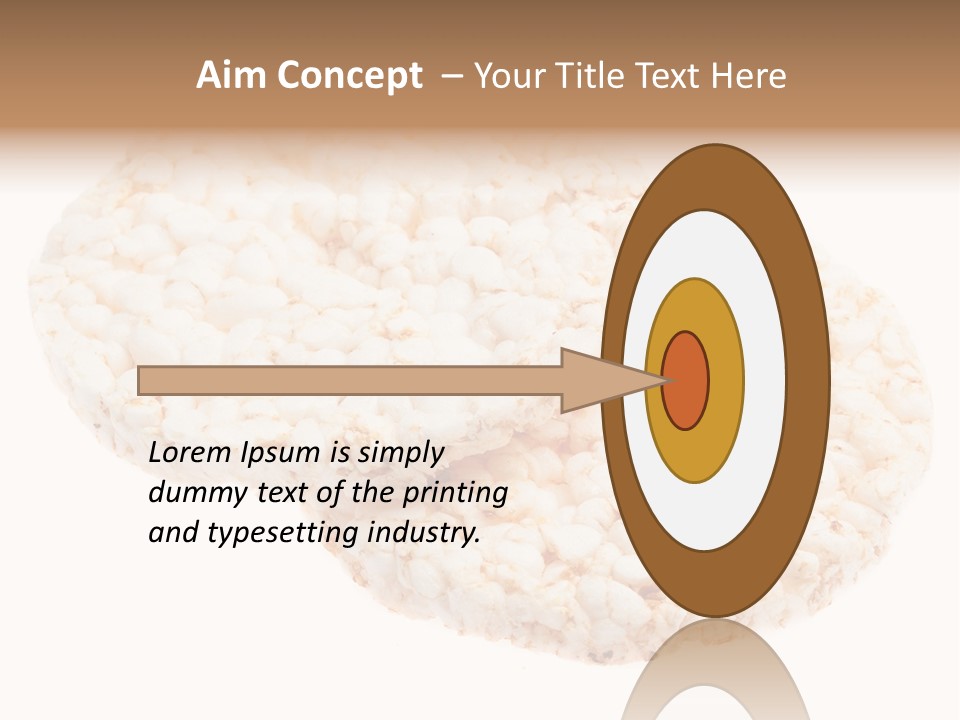Food Circle Rice PowerPoint Template