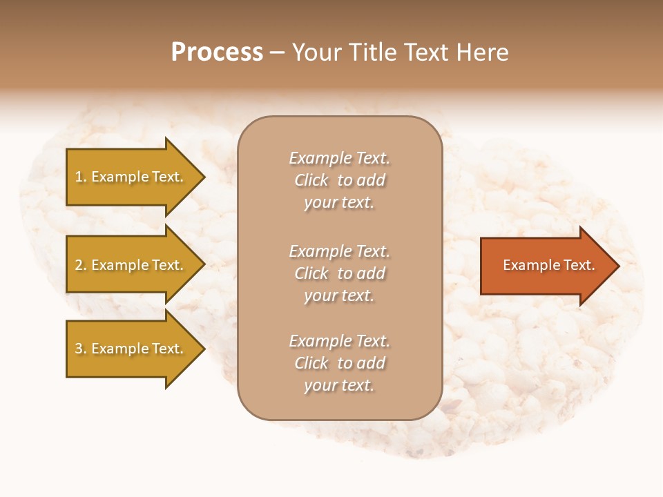 Food Circle Rice PowerPoint Template