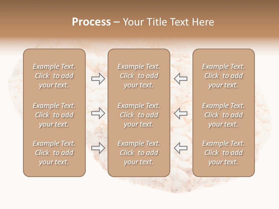 Food Circle Rice PowerPoint Template