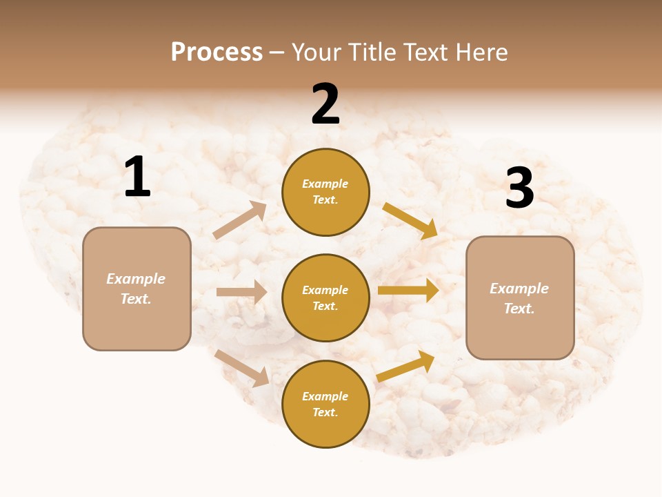 Food Circle Rice PowerPoint Template