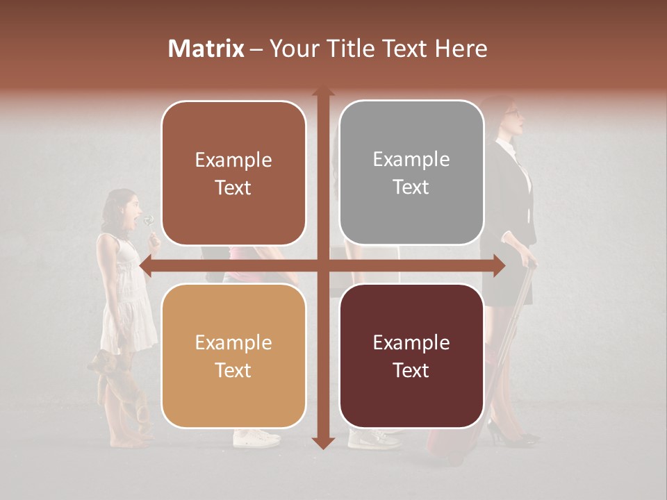 Backpack Success Grow PowerPoint Template