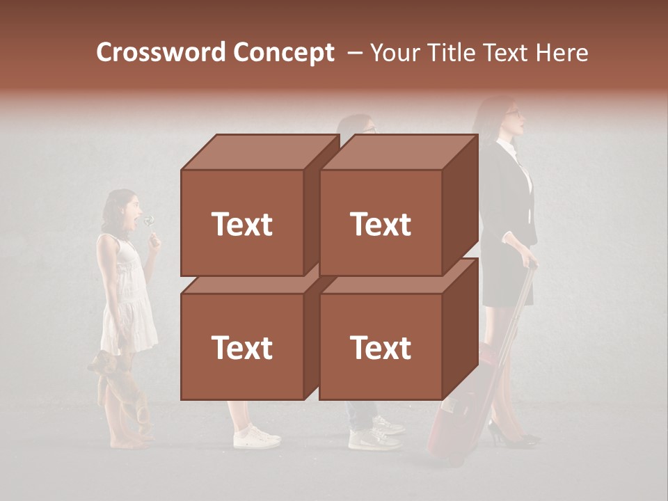 Backpack Success Grow PowerPoint Template