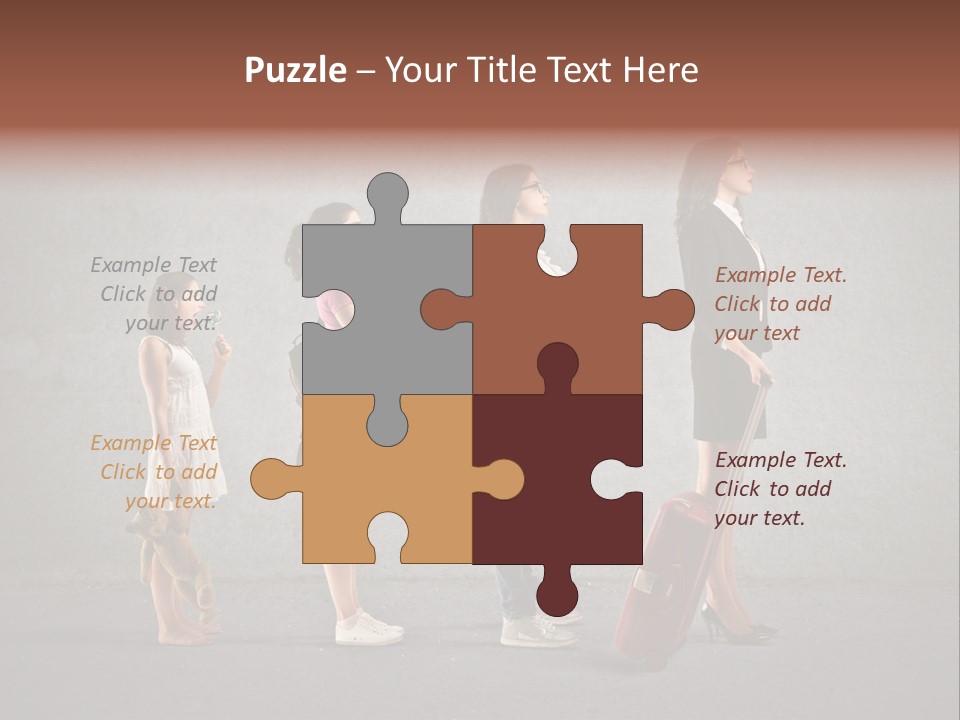 Backpack Success Grow PowerPoint Template