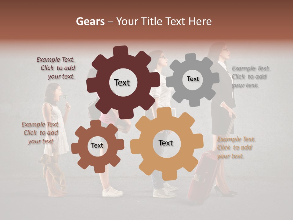 Backpack Success Grow PowerPoint Template