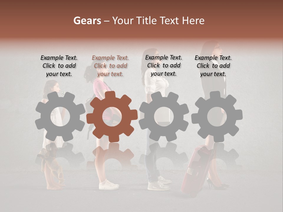 Backpack Success Grow PowerPoint Template