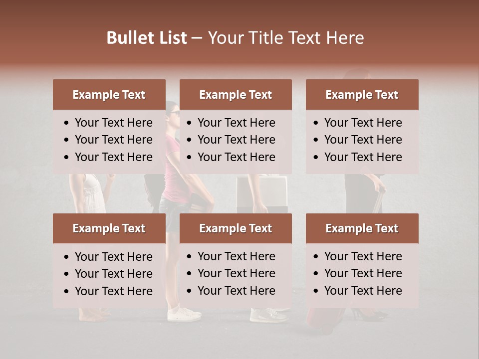 Backpack Success Grow PowerPoint Template